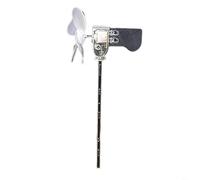 TONIXY Modelo de generador de turbina eólica pequeña, herramienta de enseñanza académica, demostración de energía renovable, rotación de 360 grados, potencia ultra baja con luz LED