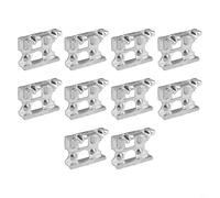 TONIXY Paquete de 10 clips de drenaje de panel solar de aluminio con guía automática de agua y eliminación de polvo, compatible con marcos de módulo fotovoltaico de 30 mm