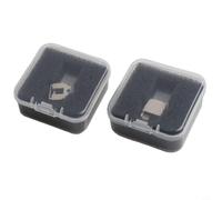 TONIXY Paquete de 2 agujas de repuesto ATN3600L para tocadiscos Audio-Technica AT-LP60, AT-LP60X, AT-LP60XBT, AT-LP2D, AT-PL50, piezas de cartucho de lápiz óptico blanco para entusiastas del vinilo y
