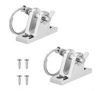 TONIXY Paquete de 2 bisagras de cubierta de 90 grados con pin extraíble para Bimini Top 316 acero inoxidable marino hardware resistente al agua salada 2-1/3 x 0.7 x 1.4 pulgadas ajuste para montaje en