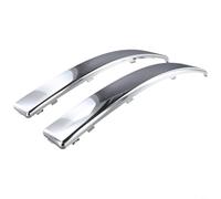 TONIXY Para Fiat-500 2007-2015 parachoques delantero inferior moldura galvanizada tira de plástico plateado izquierda derecha