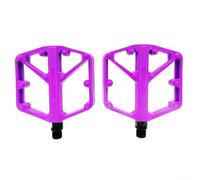TONIXY Pedales antideslizantes Al6061 para bicicleta, 1 par, 15 x 13 cm, 6 colores, pedales antideslizantes MTB con rodamientos DU aptos para bicicletas de carretera de montaña (púrpura)