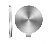 TONIXY Placa convertidora de placa de inducción, placa difusora de calor de acero inoxidable para control de temperatura de cocción de inducción con múltiples opciones de tamaño (28 cm)