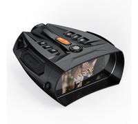 TONIXY Prismáticos digitales 4K para visión nocturna con pantalla IPS HD de 4 pulgadas, batería de 5000 mAh y rango de visión de 3000 pies para aventuras al aire libre