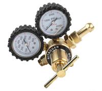 TONIXY Regulador de nitrógeno de cobre CGA580 Válvula reductora de alta presión de latón 4000psi con calibre 800psi para control de salida estable en equipos de soldadura industrial