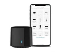 TONIXY RM4C Smart Home Control remoto WiFi infrarrojo IR Hub compatible con Google Assistant, negro para dispositivos de audio de TV AC
