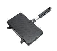 TONIXY Sandwich Toastie Maker Pan Sartén de calentamiento rápido, fácil limpieza y mango ergonómico con agujero para colgar para almacenamiento para camping