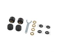 TONIXY Sistema de monitoreo de presión de neumáticos Tpms de 4 sensores externos para coche, pantalla en tiempo real con alarma de temperatura de alta y baja presión, impermeable IP67 para SUV, camión