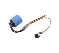 TONIXY Soplador turbo de motor alto sin escobillas CC de 12 V 130000 rpm con alambre revestido de cobre puro para aplicaciones de soplador de mano de alta eficiencia (12 V 11 W + placa)