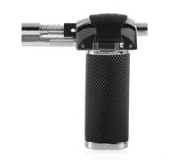 TONIXY Soplete de butano recargable con llama ajustable y bloqueo de seguridad, a prueba de viento, herramienta portátil de cocina y soldadura para barbacoa caramelizante, fontanería (B)