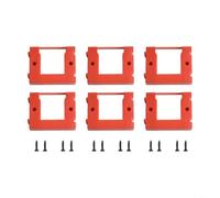 TONIXY Soporte de pared para baterías Einhell Power X-Change de 18 V con 6 ranuras, construcción ABS, color rojo