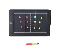 TONIXY Tablero magnético LCD de entrenamiento táctico de fútbol con bolígrafo y marcadores de jugador para planificar fútbol, baloncesto, voleibol, balonmano, hockey sobre hielo, estrategias de