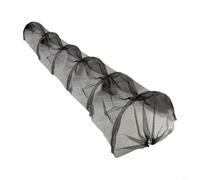 TONIXY Túnel de cultivo de jardín 300 x 45 x 45 cm, invernadero negro de micromalla para vegetales, plantas, protección contra heladas, barrera de plagas, fácil instalación, cubierta de plantación al