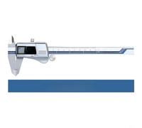 TONIXY Vernier Calipers - Herramienta de medición digital de pantalla LCD grande, conversión de pulgadas/milímetro interior y exterior, acabado plateado (0-150 mm)