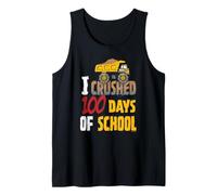 Tonka I Crushed 100 Days of School Classic Mighty Dump Truck Camiseta sin Mangas