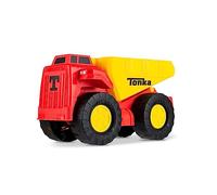 Tonka Steel Classics - Cuchara y transportador - Vehículo de construcción, diseño resistente, efectos de sonido realistas, cabina iluminada, juguetes de exterior para niños, niñas y niños a partir de
