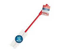 TONKITA | 12 Flex Escobillero Lavabotellas, Lavabotellas Resistente y Flexible con Cerdas Suave, Cepillo para Botellas, Termo, Biberón - Paquete de 12 Unidades