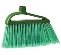 TONKITA | Escoba protectora espalda de la línea We Like Green, escoba para jardín y patio, escoba con cerdas semirígidas, material 100% reciclado, cerdas inclinadas - Fabricado en Italia