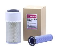 TONNISI 6598492+6598362 Kit de filtro de aire (H&V) para cargadoras Bobcat Excavator 741 743 753 763 773 T140 T180 T190 S150 S175 John Deere Dozer Loader Tractor, New Holland Loader, Kubota Excavator