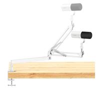 TONOR Micrófono Boom Arm, Brazo Mic de Bajo Perfil, Soporte Microfono Mesa para Podcast/Streaming/Estudio Grabación, Totalmente Ajustable 360 ° Giratorio 90 ° Plegable, Studio Accesorios, Blanco T20LP