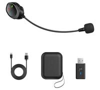 TONOR Modmic Micrófono Inalámbrico, Micrófono de Juego Acoplable para Auriculares Consola, Reducción de Ruido, Recargable por USB, Compatible con PC, Portátil, TGP1