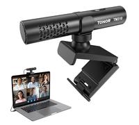 TONOR PC Micrófono USB, Conferencias Microfono Ajustable Multiángulo con Interruptor de Silencio e Indicador LED, para Reuniones, Zoom, Escritorio, Skype, Youtube, Enchufe para MacOS Windows, 200cm