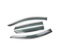 Tonos De Ventilación para Visera De Ventana De Coche para Nissan para Juke 2013 Protector Deflector De Lluvia Y Sol para S 4 Unids/Set Ventanillas Laterales(A Style)