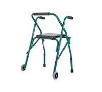 Tonpop Andador con Ruedas para Personas Mayores con Asiento y Ruedas, Ayuda portátil para Movilidad con Ruedas, fácil de Montar