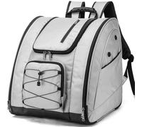 TONRUYN Mochila para botas de esquí para hombres o mujeres, bolsa de botas de snowboard de 50 L, bolsa de viaje para jóvenes, bolsa de equipo de esquí para patinaje, cascos, gafas, guantes, accesorios