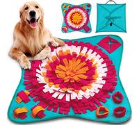 Tonsooze Snuffle Mat para Perros, Alfombra de Actividades para Mascotas, Alfombra Olfato Perro Mascotas Perros tapete de Entrenamiento Rompecabezas Juguetes de alimentaci¨®n Bowl£¨70cm¡Á70cm£© (Azul)