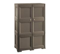 Tontarelli Armario Omnimodus-6 módulos con Puerta de Madera Modelo Wengé, Chocolate