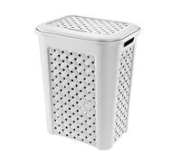 Tontarelli Cesto para Ropa Arianna 30 litros Modelo Blanco, 37.5 x 27.5 x 47 cm