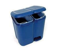 Tontarelli Cubo DE Reciclaje, Rojo, 2 Compartimentos