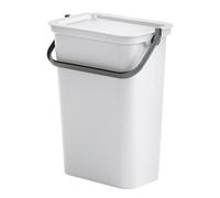 Tontarelli - Papelera MODA con asa 10L blanco