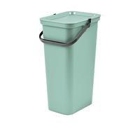 Tontarelli - Papelera MODA con asa 25L salvia/grafito