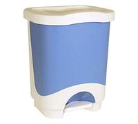 Tontarelli S2201098 Cubo para la Basura con Pedal Crema, 31.6 x 27.6 x 41 cm x 18 l