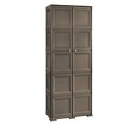 Tontarelli Wengé Armario Omnimodus-5 Modelo, Madera, 10 módulos