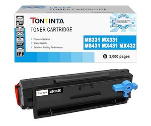 TONTINTA 55B2000 Cartucho de Tóner Reacondicionado MS331 MX331 MS431 MX431 MX432 Capacidad Estándar 3000 Páginas Negro para MS331dn MX331adn MS431dn MS431dw MX431adn MX431adw MX432adwe Impresora