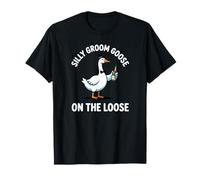 Tonto Groom Goose On The Loose Bachelor Best Man Groom Party Camiseta
