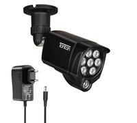 Tonton IR Spot, 30M Iluminador Proyector, 8 LED Infrarrojos lámpara de visión Nocturna para cámara de vigilancia/Quest1/2/3 etc. DC EU Fuente de alimentación para Uso en Interiores y Exteriores