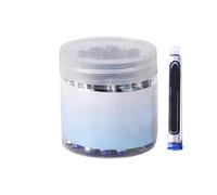 TONXX 30x/Set Cartuchos de Tinta para Pluma estilográfica recargas de Tinta de 3,4mm Cartuchos de Tinta Negra de Secado rápido para Pluma estilográfica