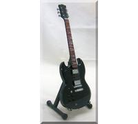 TONY IOMMI - Guitarra en miniatura SG, color negro