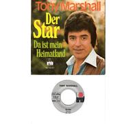 TONY MARSHALL - TONY MARSHALL / Der Star / Da ist mein Heimatland / Bildhülle / ariola # 16733 AT / Deutsche Pressung / 7" Vinyl Single Schallplatte