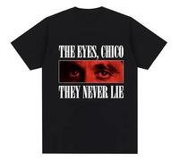Tony Montana Scarface Eyes Print T-Shirts Black 3XL