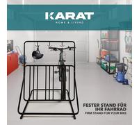 Tony Soporte Bicicletas Portabicicletas Metal Exterior Con 3 Gancho Doble