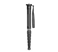 TONYBOO TC-5L-3K Monopod de cámara de 61 pulgadas, monopié de fibra de carbono de 28 mm con altura de 6 secciones, portátil, ligero, carga máxima de 16 libras, soporte de cámara resistente para