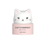 TONYMOLY Cat's Purrfect Day Cream - Hydrating & Softening skin with Niacinamide & Cica, K-Beauty Skincare, 50 ml