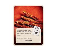 TONYMOLY - Pureness 100 Mask Sheet - Red Ginseng - 1pieza