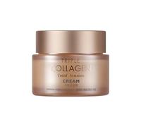 TONYMOLY Triple Collagen Total Tension Cream - Crema reafirmante de la piel, antiarrugas, blanqueadora para el rostro con niacinamida, Vit C, cuidado facial coreano para todo tipo de pieles, 80 ml