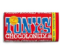 Tony's Chocolonely Barra de chocolate leche 6 cada (1 item por orden, no por el cartón)